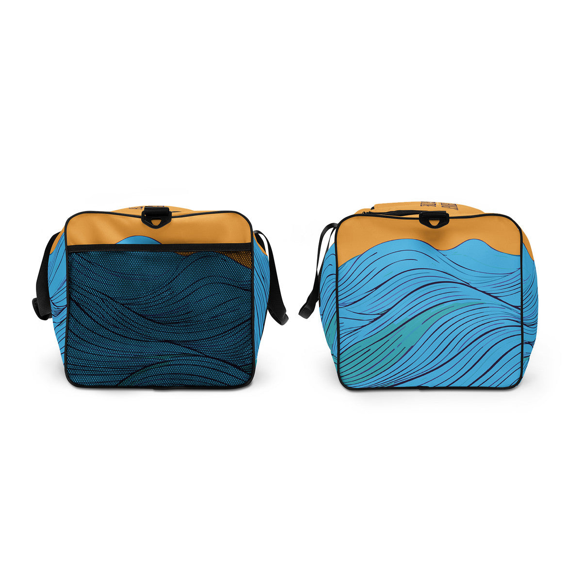 ANCHOR & CREW Deep Waves Pattern Weekender Duffle Bag 