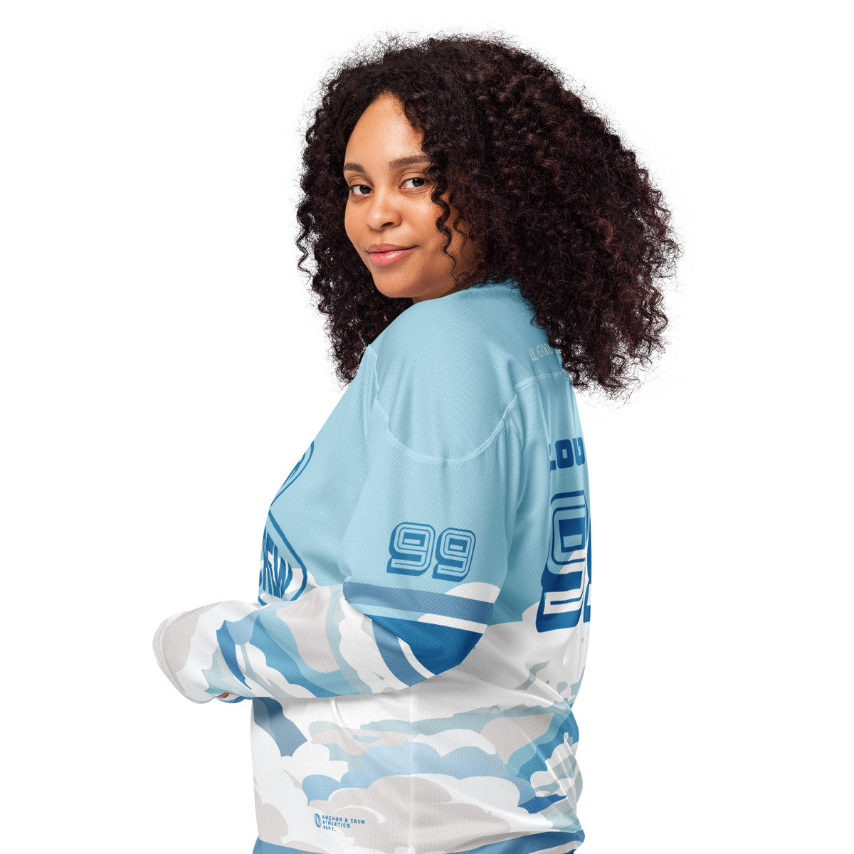 ANCHOR & CREW Cloud Thoughts Pattern Recycled Fabric Hockey Jersey (#99)