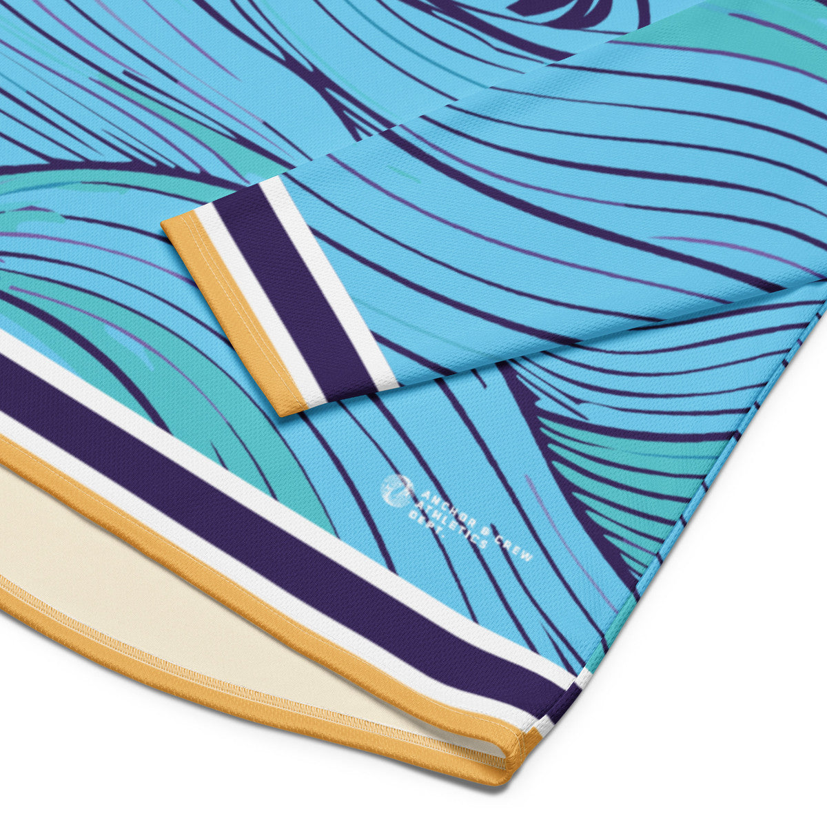 ANCHOR & CREW Deep Waves Pattern Recycled Fabric Hockey Jersey (#27