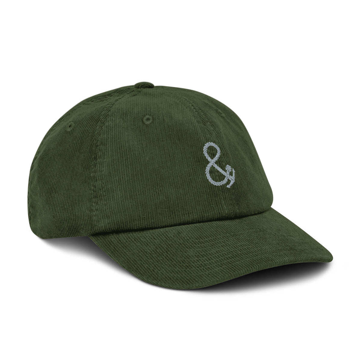 ANCHOR & CREW Ampersand Signature Embroidered Corduroy Cap