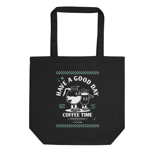 GUSTATORY Have A Good Day Recycled Cotton Tote Bag