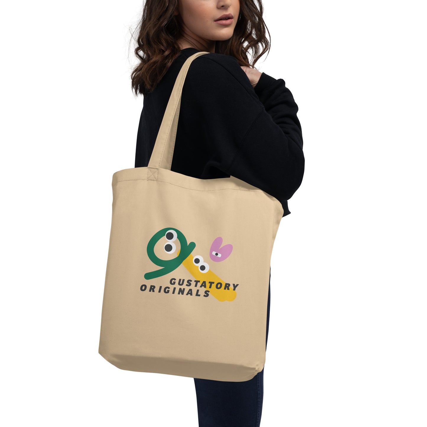 GUSTATORY Originals Shapes &amp; Sizes Recycled Cotton Tote Bag
