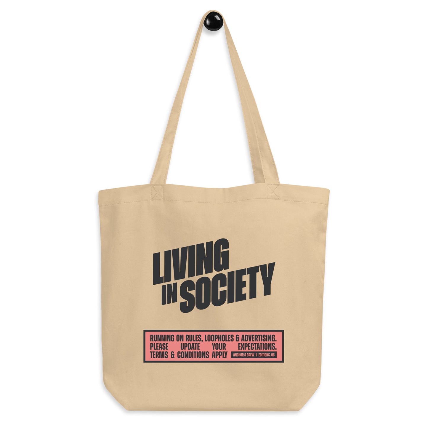 06 Living In Society EDITIONS Recycled Cotton Tote Bag