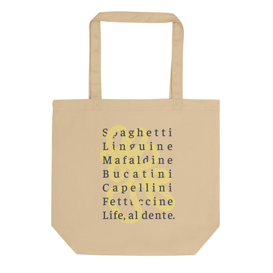 11 Life, Al Dente EDITIONS Recycled Cotton Tote Bag