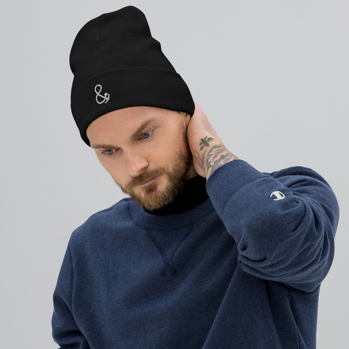 ANCHOR & CREW Ampersand Signature Cotton Blend Embroidered Beanie