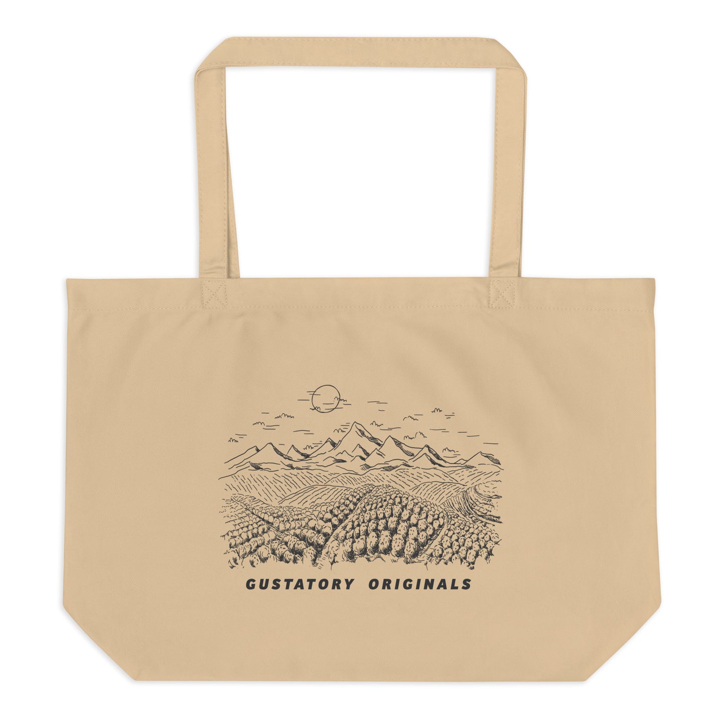 GUSTATORY Originals Colombia Recycled Cotton Large Tote Bag