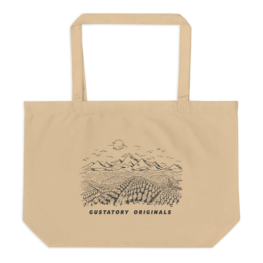 GUSTATORY Originals Colombia Recycled Cotton Large Tote Bag