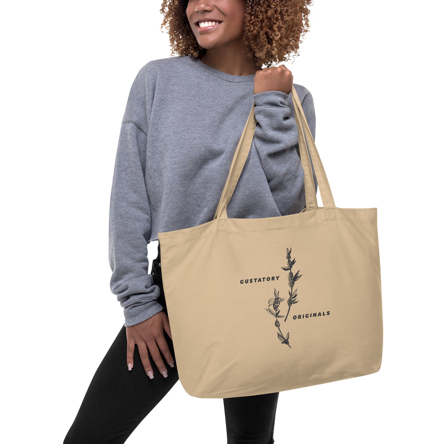 GUSTATORY Originals Colombia Recycled Cotton Large Tote Bag