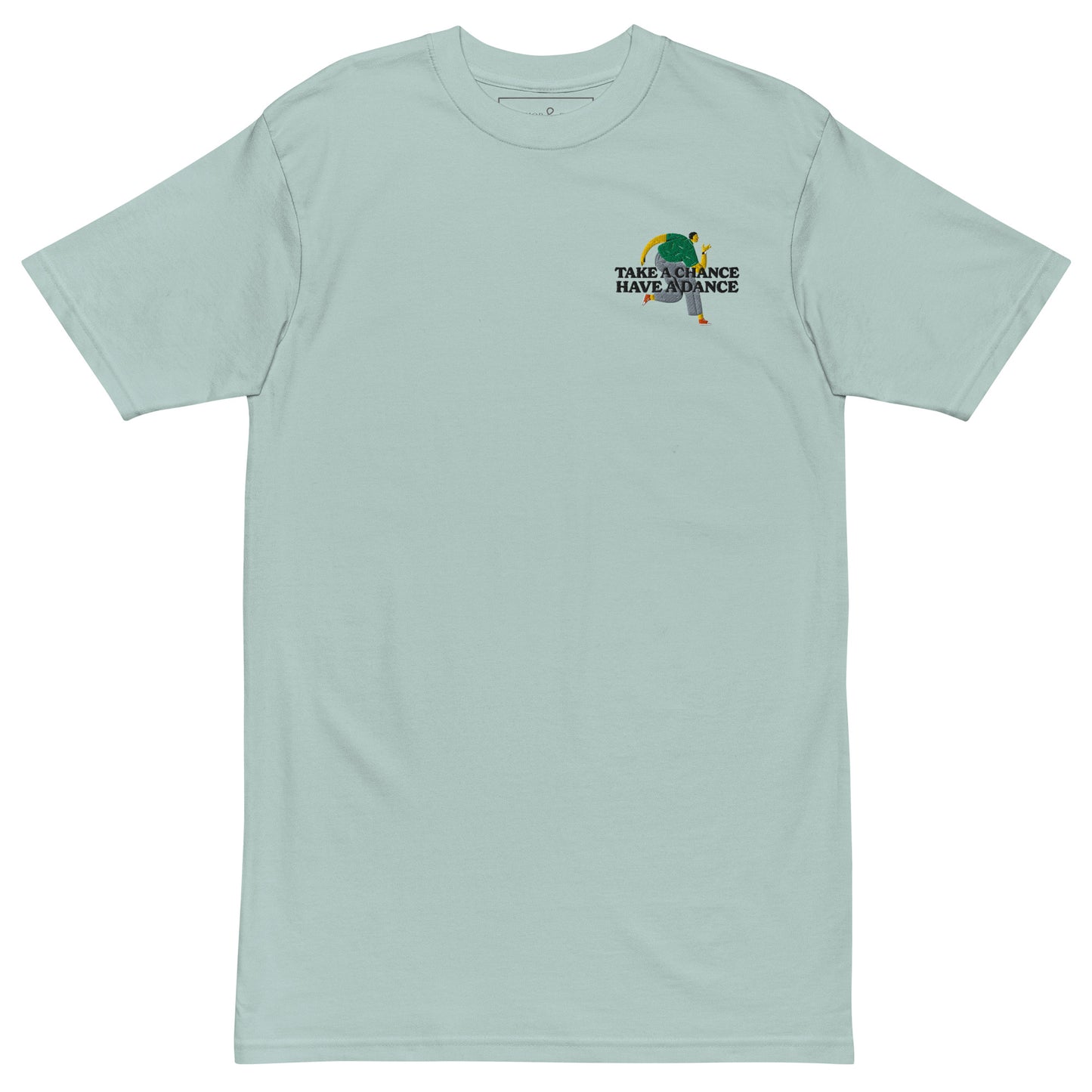 Take A Chance Have A Dance DISCO! Oversized Cotton Embroidered T-Shirt