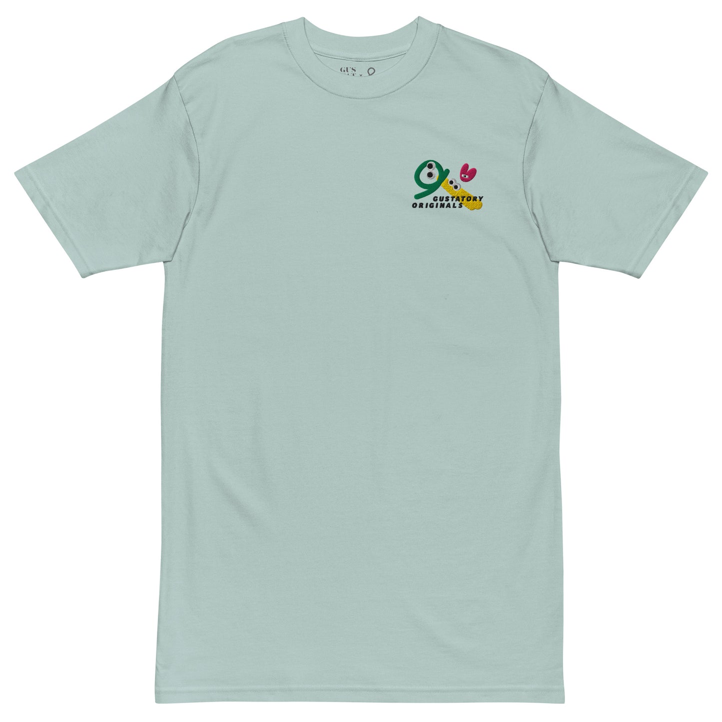 GUSTATORY Originals Shapes & Sizes Heavy Cotton Embroidered T-Shirt