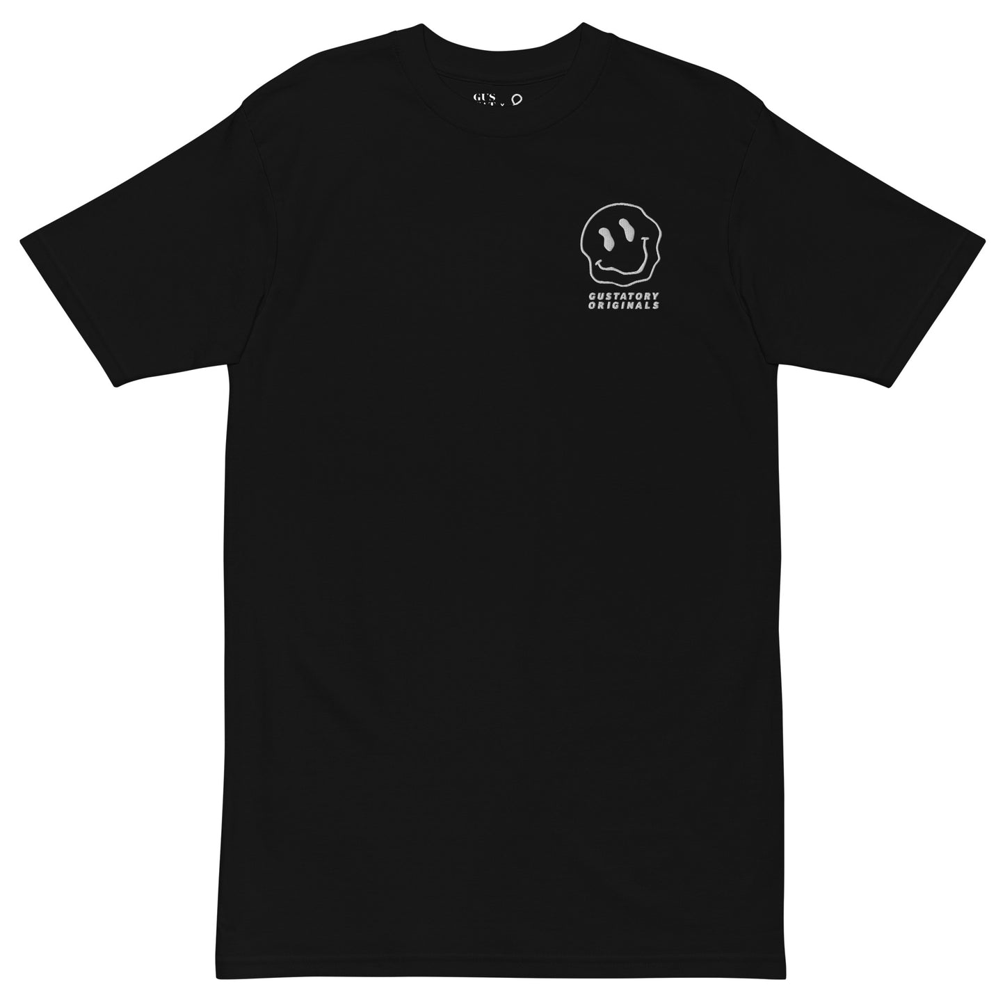 GUSTATORY Originals Have A Nice Day Heavy Cotton Embroidered T-Shirt