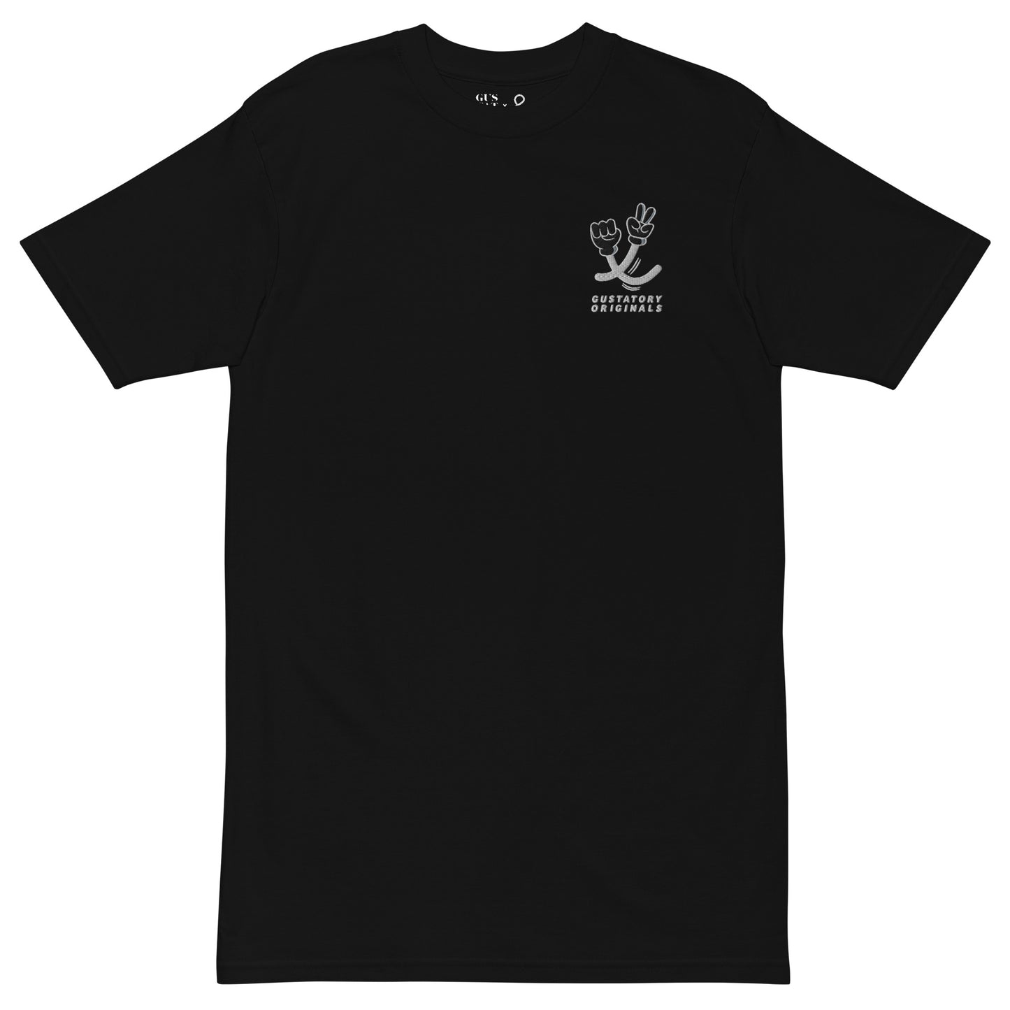 GUSTATORY Originals Sustainability Crisis Heavy Cotton Embroidered T-Shirt