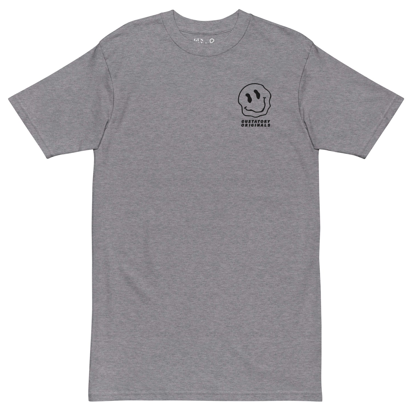 GUSTATORY Originals Have A Nice Day Heavy Cotton Embroidered T-Shirt