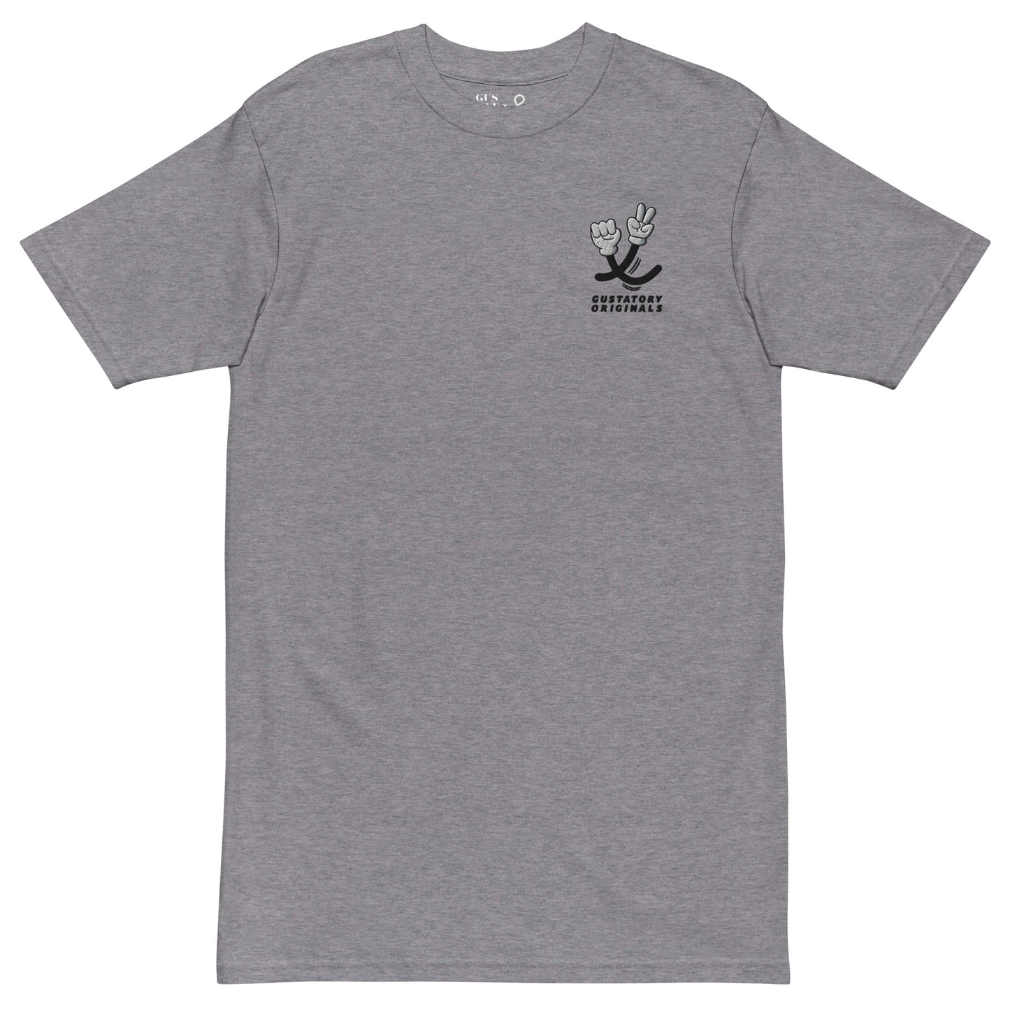 GUSTATORY Originals Sustainability Crisis Heavy Cotton Embroidered T-Shirt