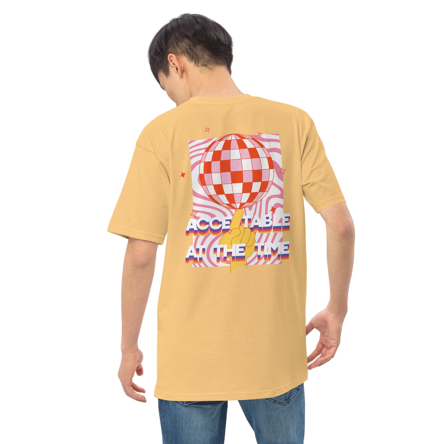 Acceptable At The Time DISCO! Cotton Embroidered Oversized T-Shirt