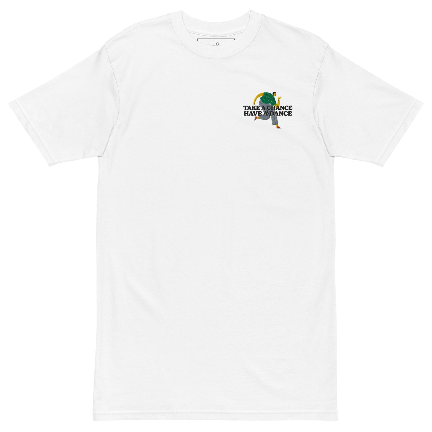 Take A Chance Have A Dance DISCO! Oversized Cotton Embroidered T-Shirt