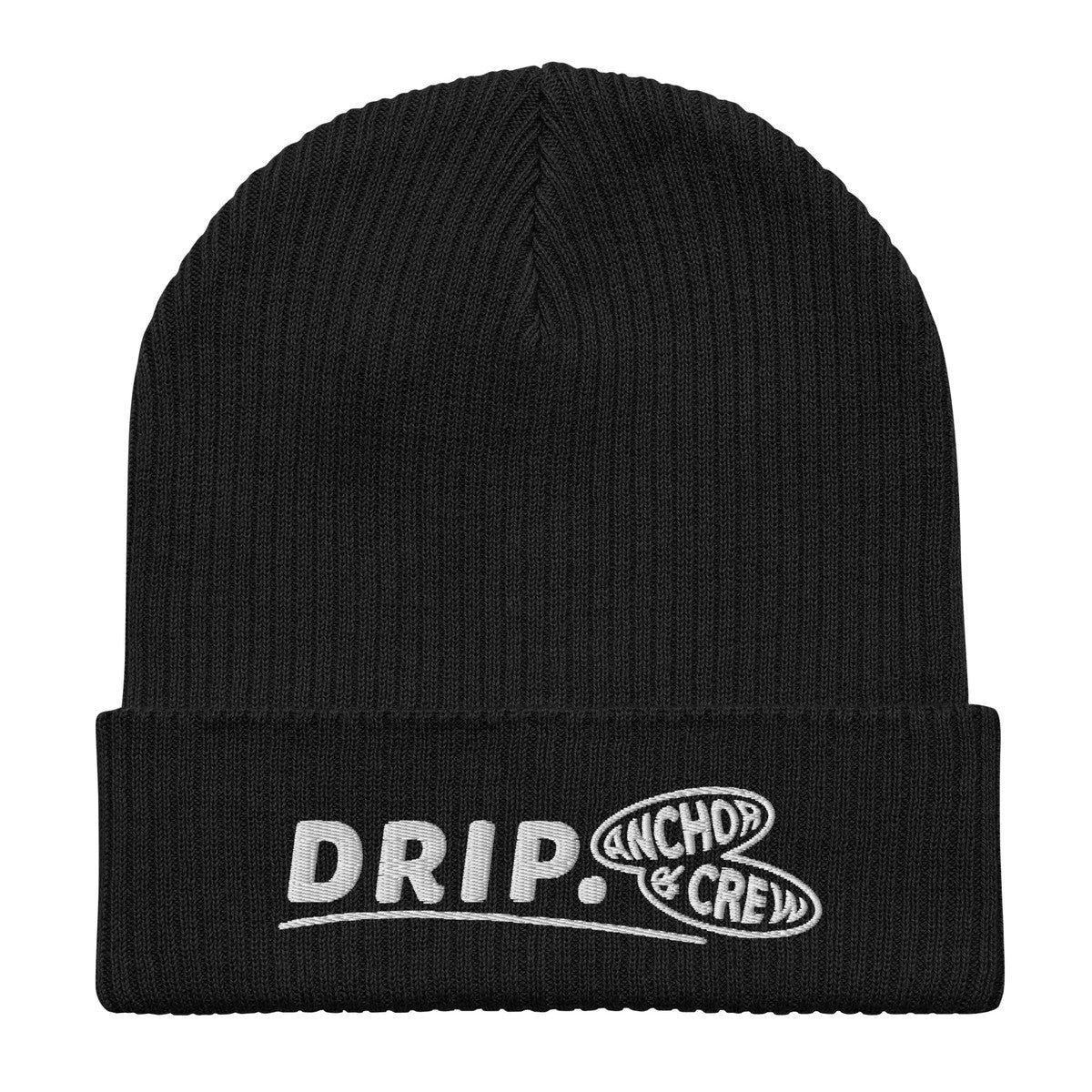 ANCHOR & CREW Drip GEN. Organic Cotton Embroidered Beanie