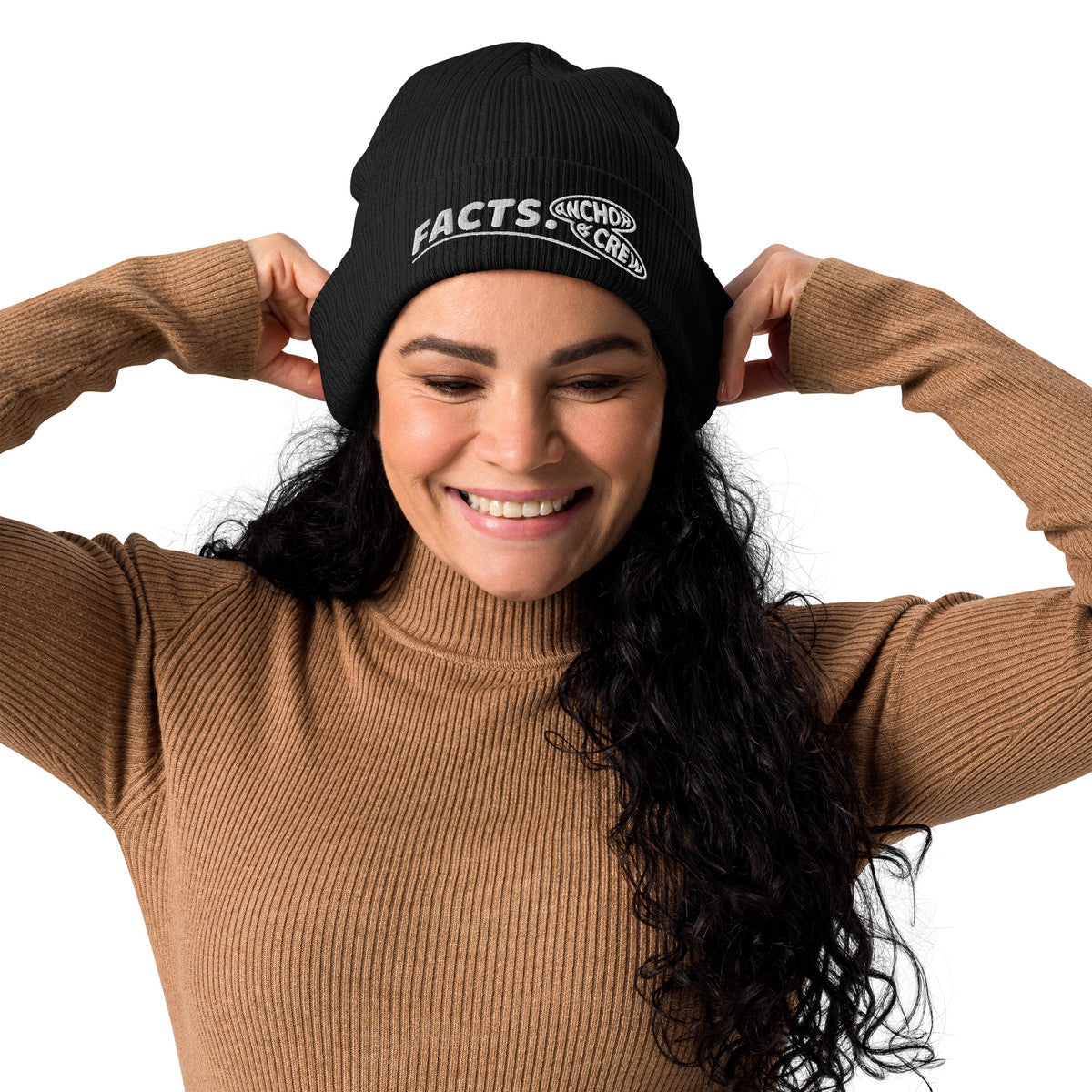 ANCHOR & CREW Facts GEN. Organic Cotton Embroidered Beanie