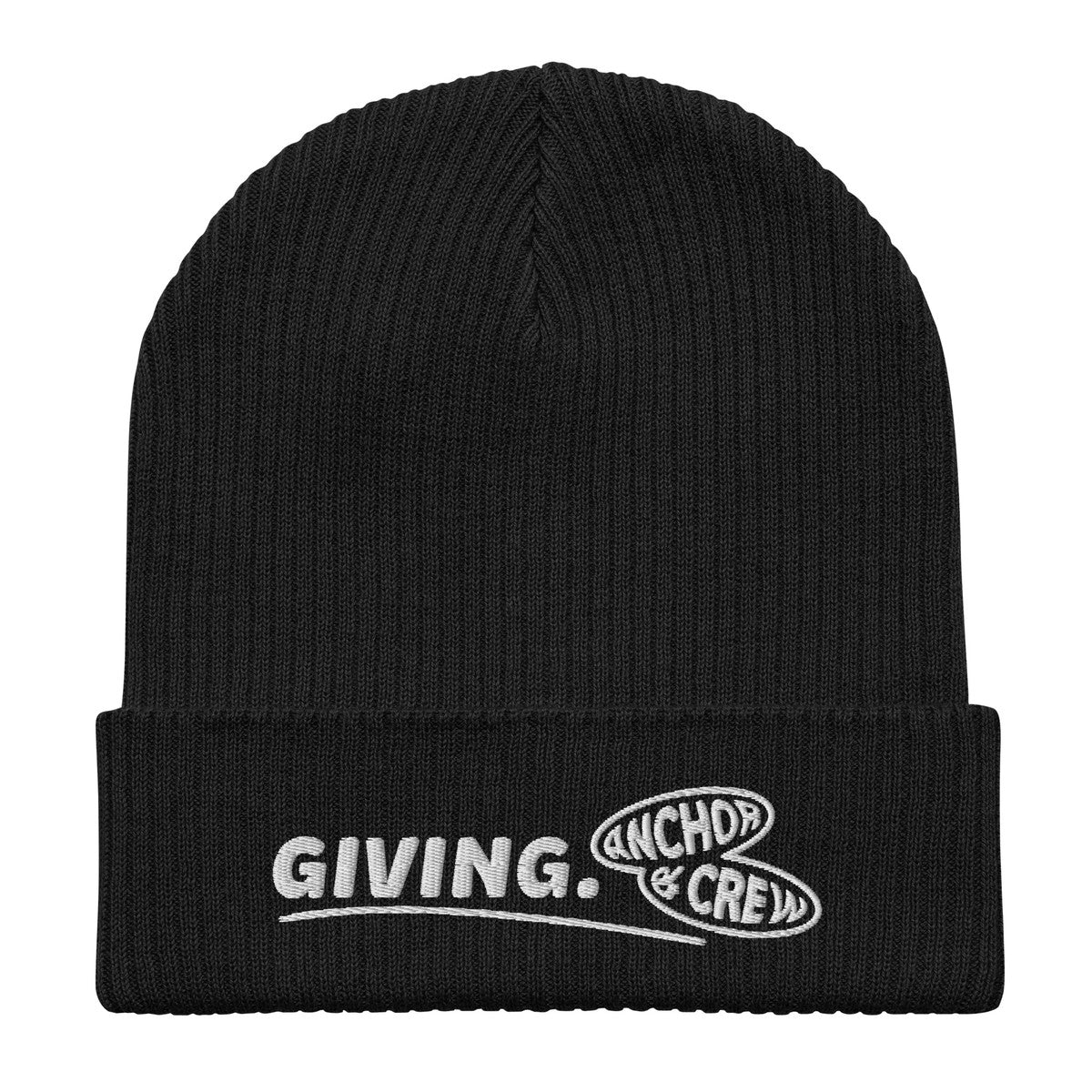 ANCHOR & CREW Giving GEN. Organic Cotton Embroidered Beanie