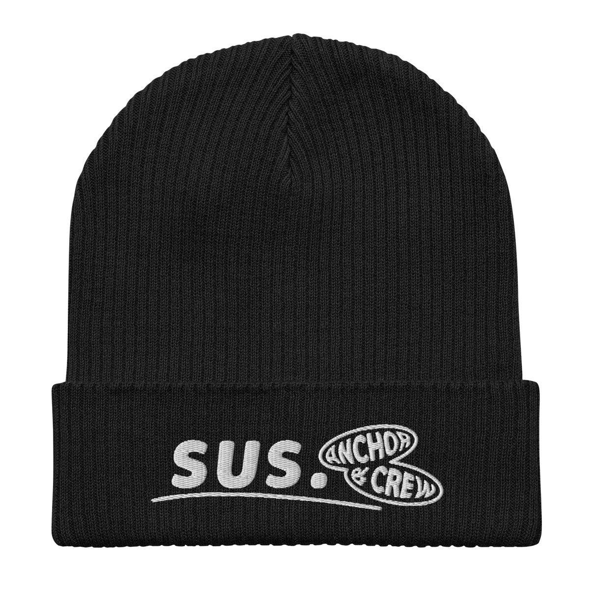 ANCHOR & CREW Sus GEN. Organic Cotton Embroidered Beanie