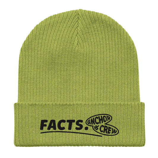 ANCHOR & CREW Facts GEN. Organic Cotton Embroidered Beanie
