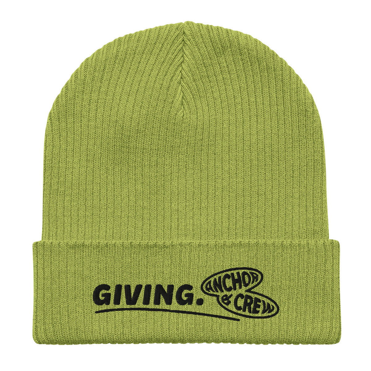 ANCHOR & CREW Giving GEN. Organic Cotton Embroidered Beanie