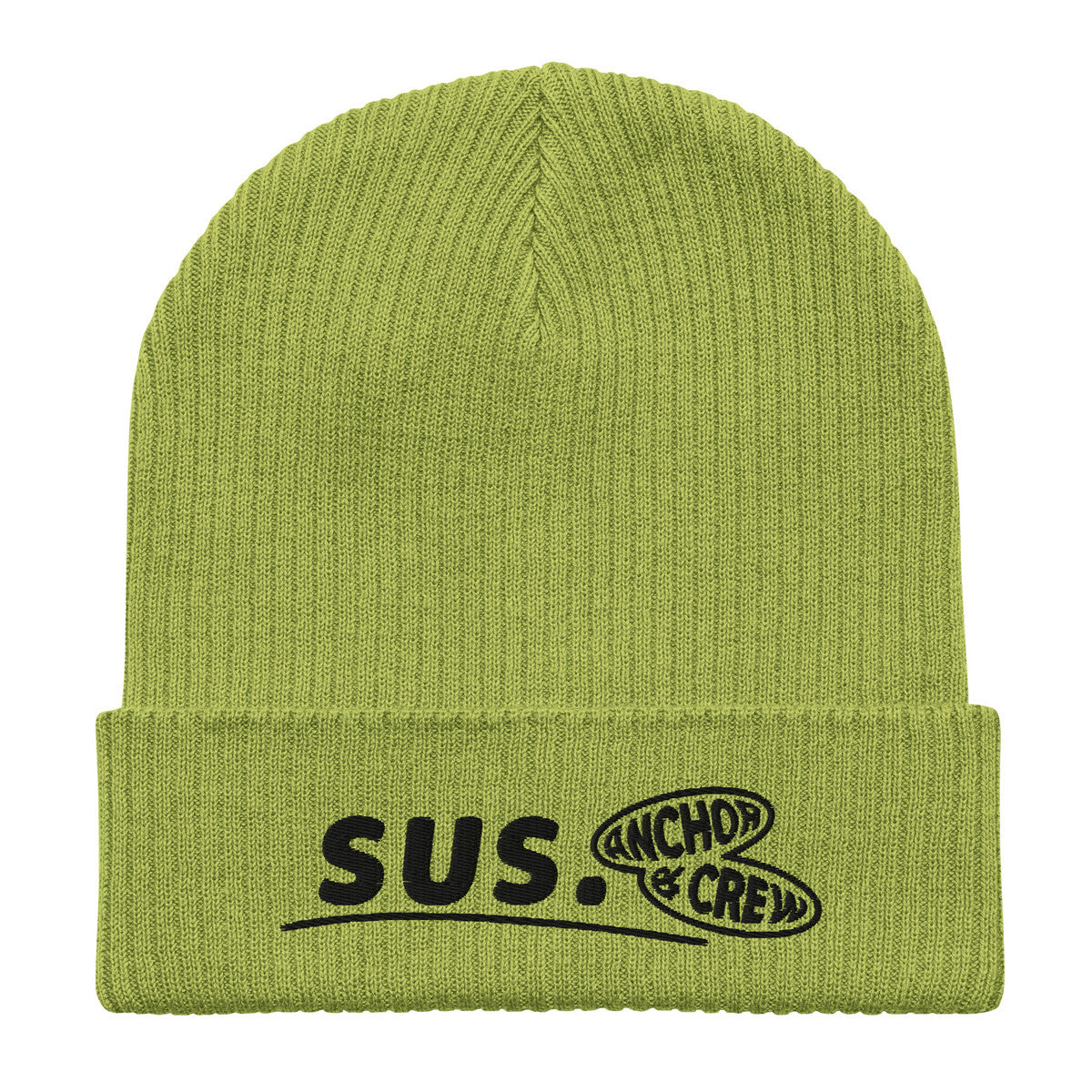 ANCHOR & CREW Sus GEN. Organic Cotton Embroidered Beanie