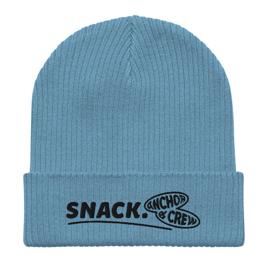ANCHOR & CREW Snack. Alpha Organic Cotton Embroidered Beanie
