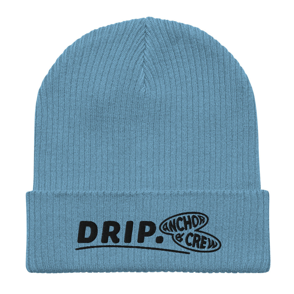 ANCHOR & CREW Drip GEN. Organic Cotton Embroidered Beanie