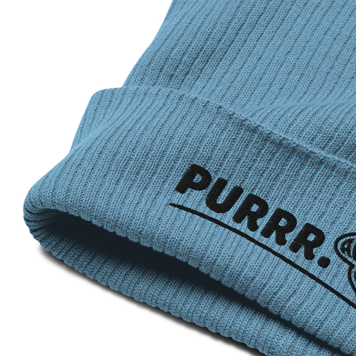 ANCHOR & CREW Purrr GEN. Organic Cotton Embroidered Beanie 