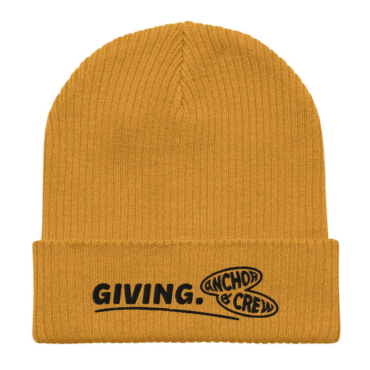 ANCHOR & CREW Giving GEN. Organic Cotton Embroidered Beanie