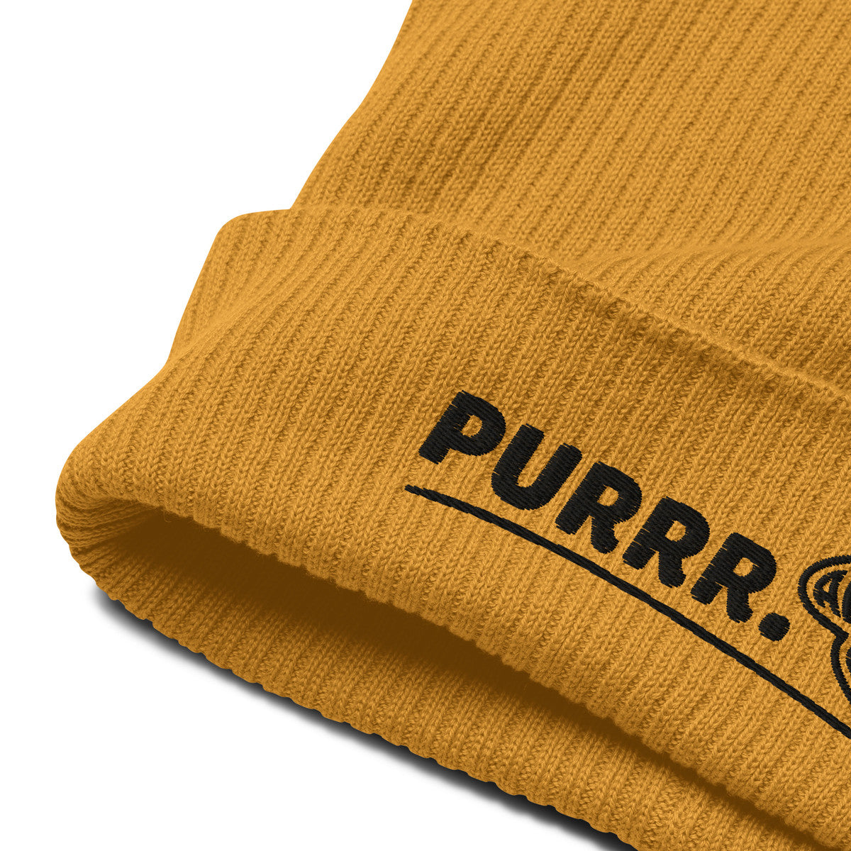ANCHOR & CREW Purrr GEN. Organic Cotton Embroidered Beanie 