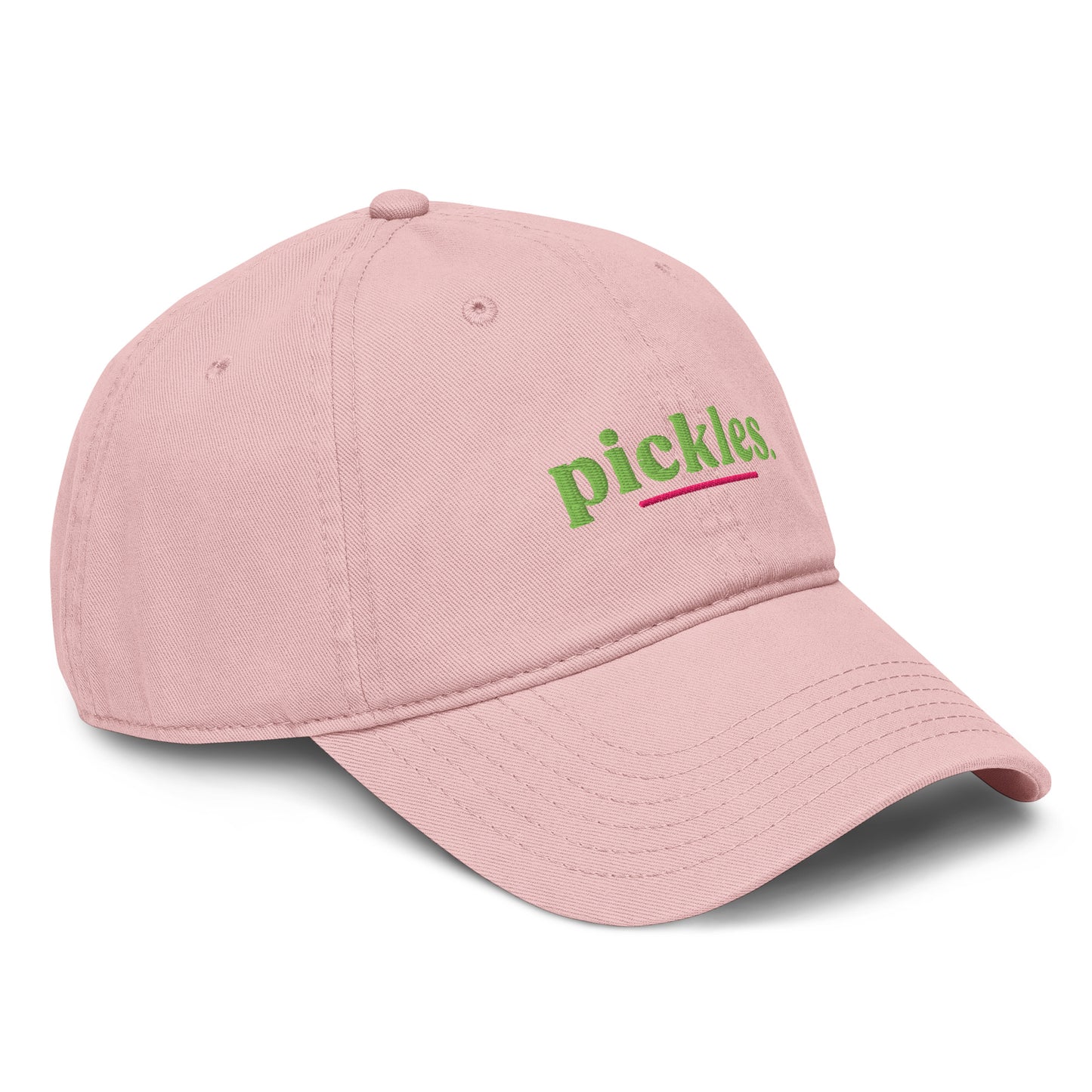 Pickles Slogan Cotton Embroidered Cap