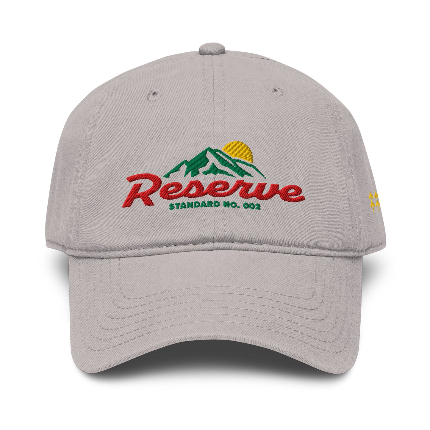 Reserve No. 002 Supply Cotton Embroidered Cap