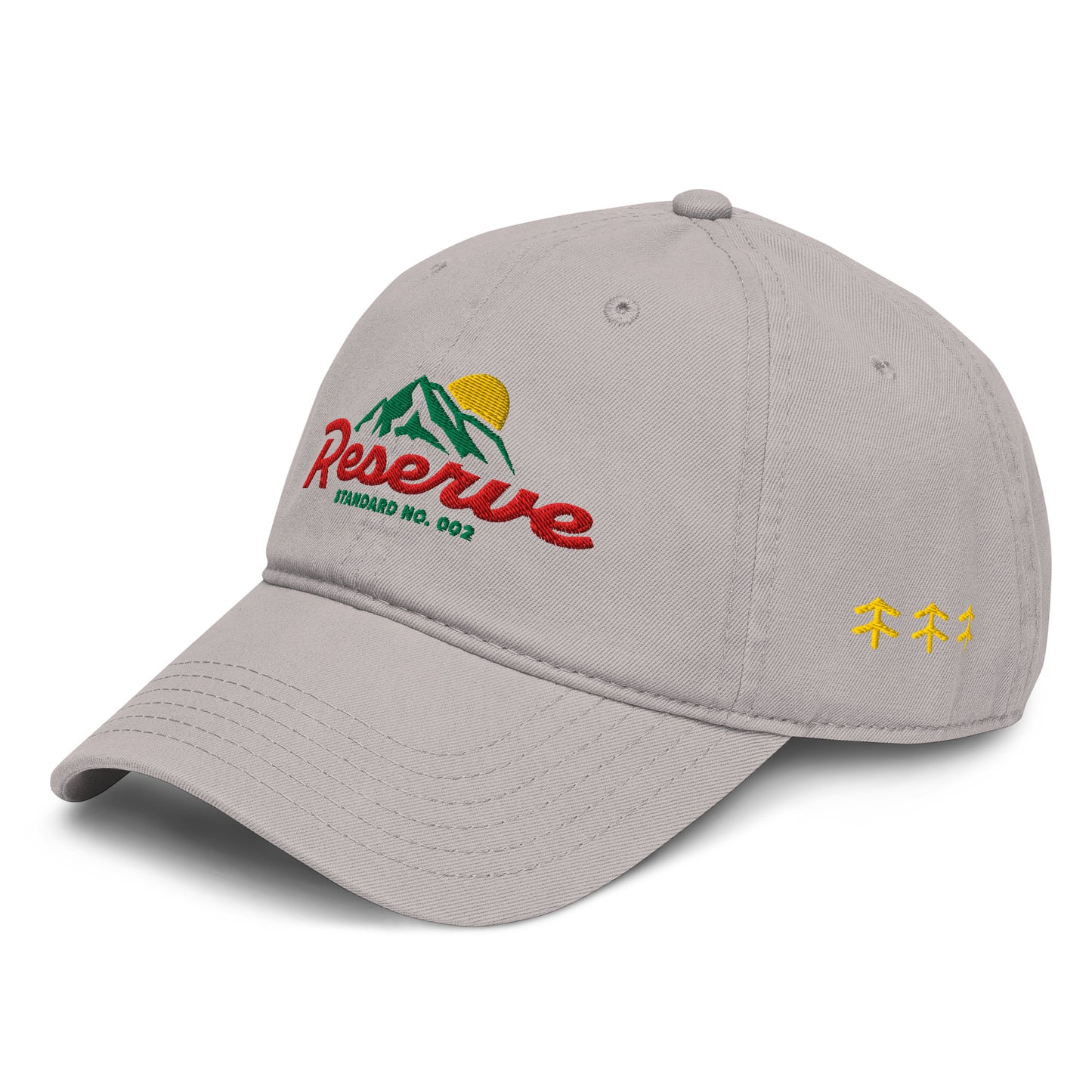 Reserve No. 002 Supply Cotton Embroidered Cap