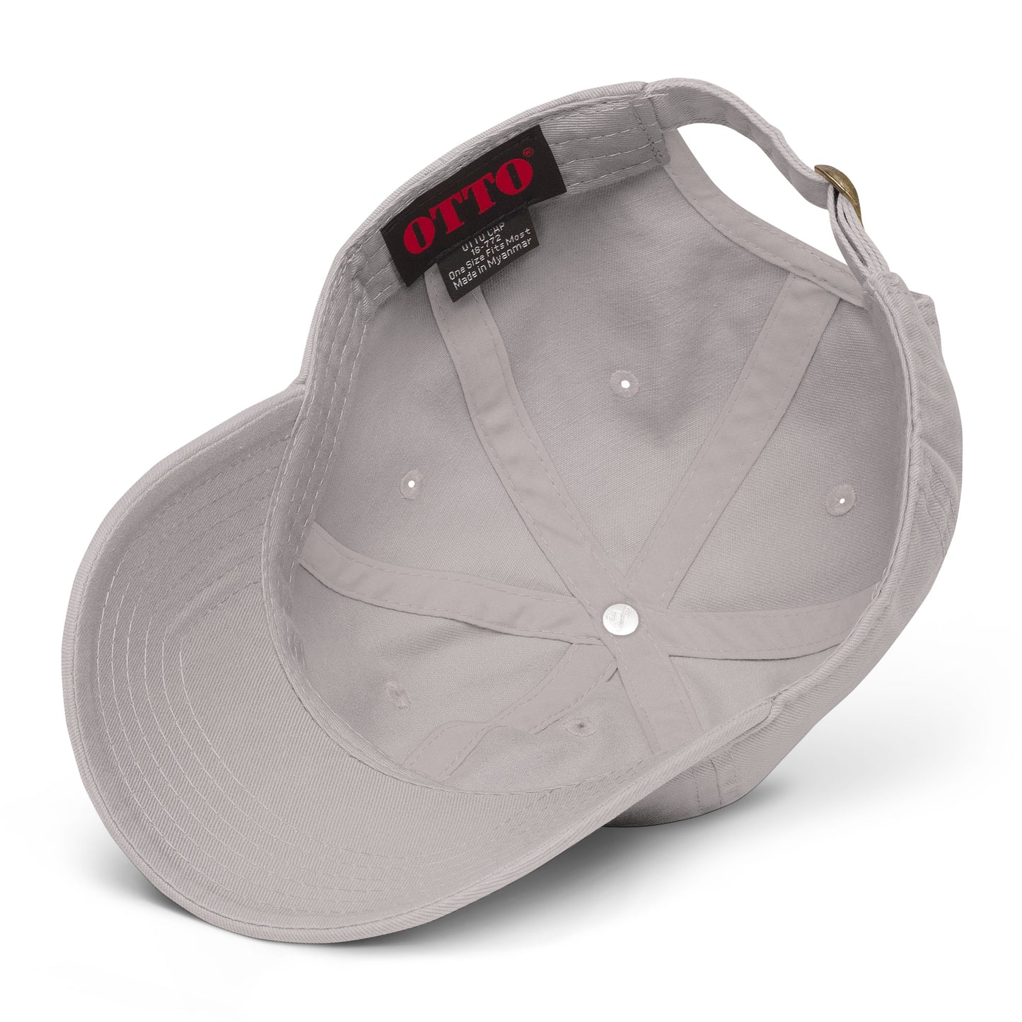 Pistachio Slogan Cotton Embroidered Cap