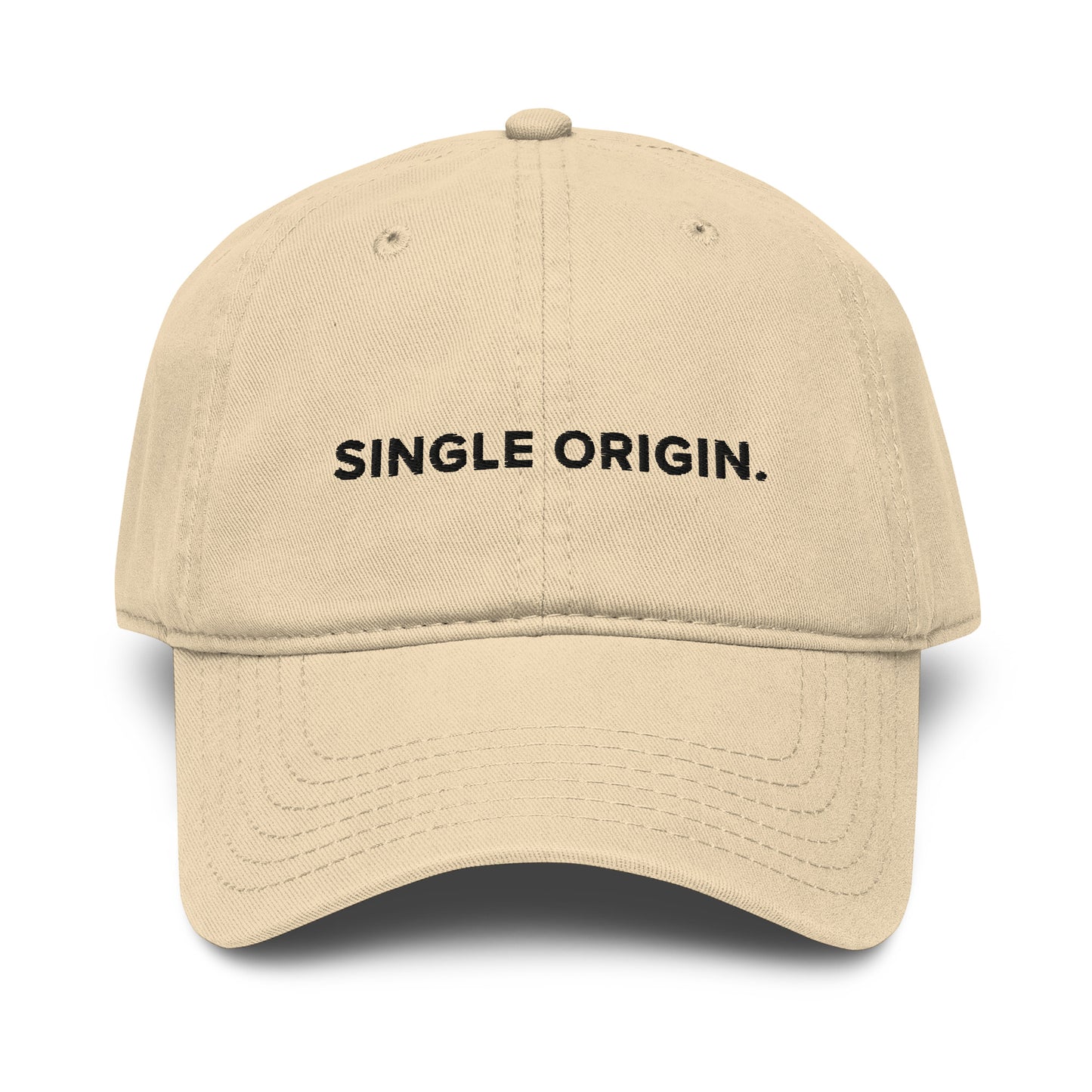 GUSTATORY Single Origin. Cotton Embroidered Cap