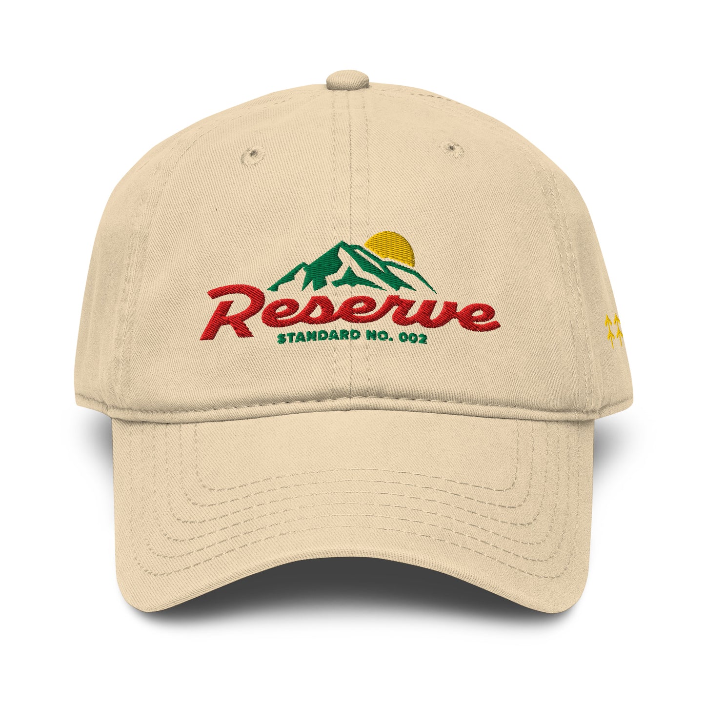 Reserve No. 002 Supply Cotton Embroidered Cap