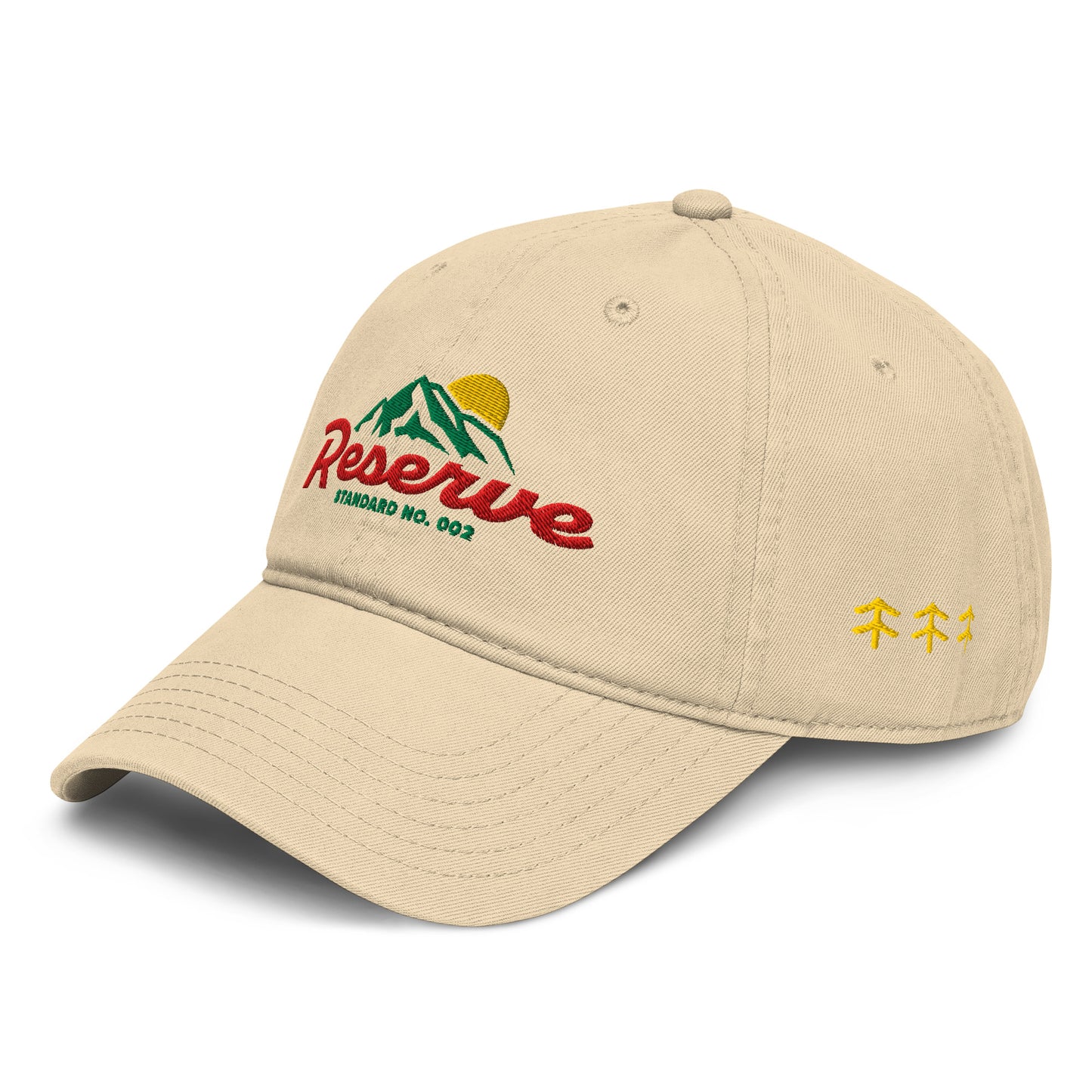 Reserve No. 002 Supply Cotton Embroidered Cap