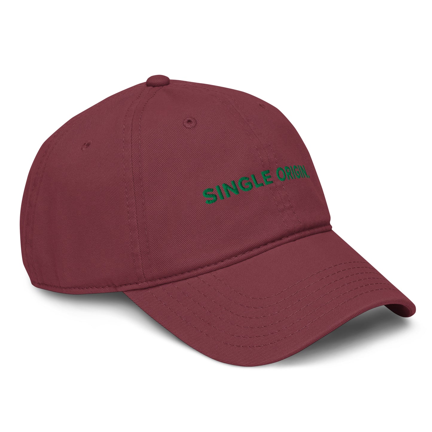 GUSTATORY Single Origin. Cotton Embroidered Cap