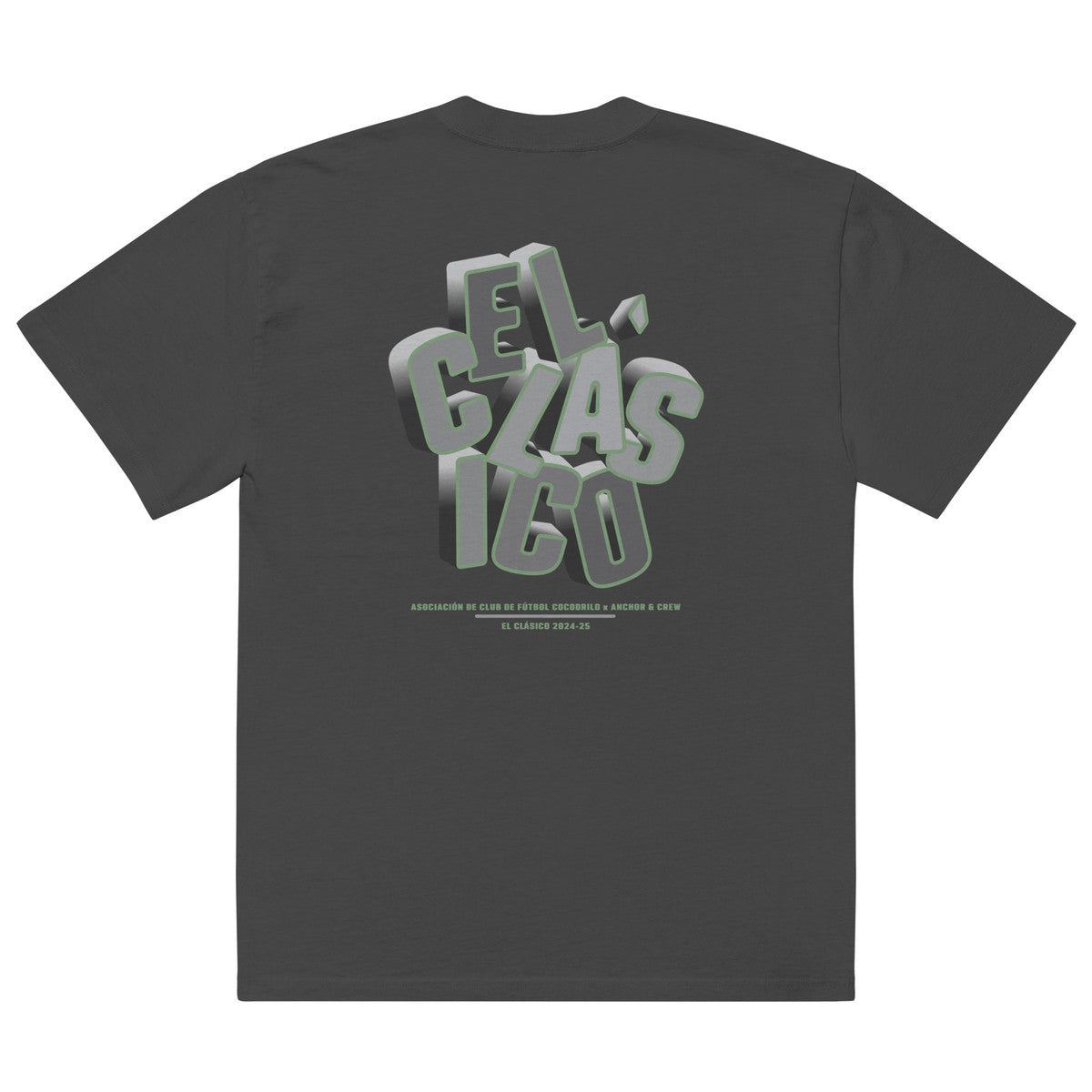 ANCHOR & CREW Cocodrilo El Clasico Football Oversized Cotton T-Shirt