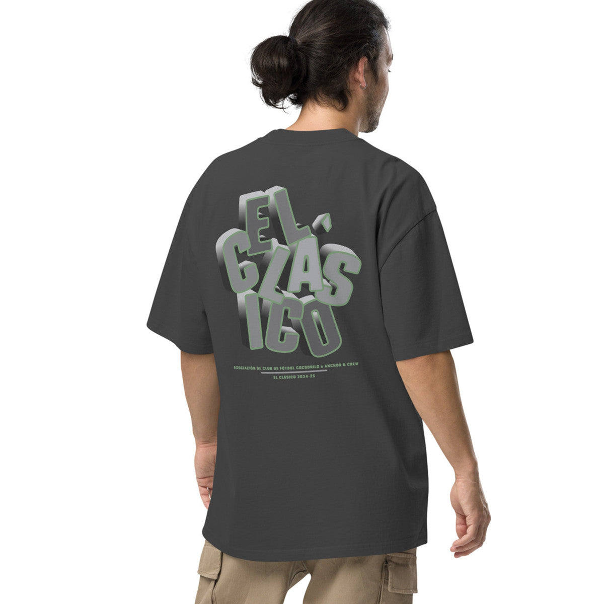 ANCHOR & CREW Cocodrilo El Clasico Football Oversized Cotton T-Shirt