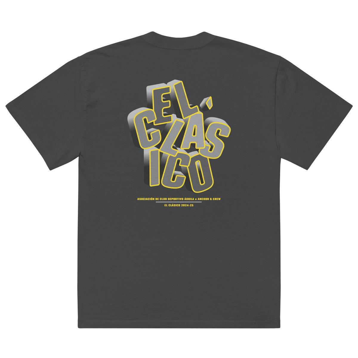 ANCHOR & CREW C. D. Aguila El Clasico Football Oversized Cotton T-Shirt