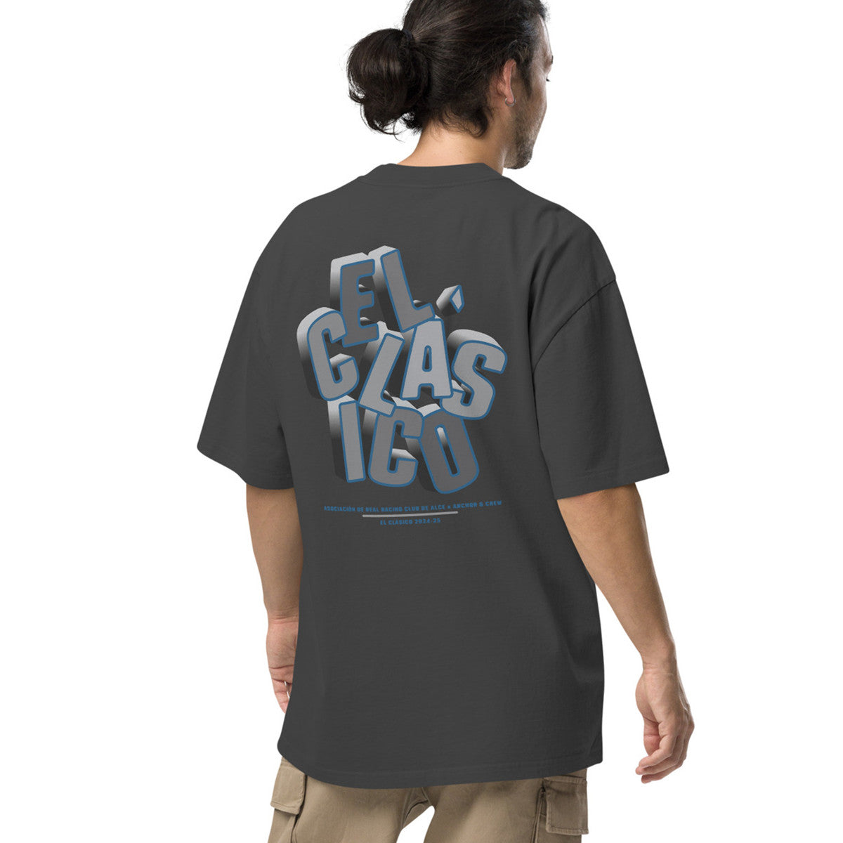 ANCHOR & CREW R. R. C. Alce El Clasico Football Oversized Cotton T-Shirt