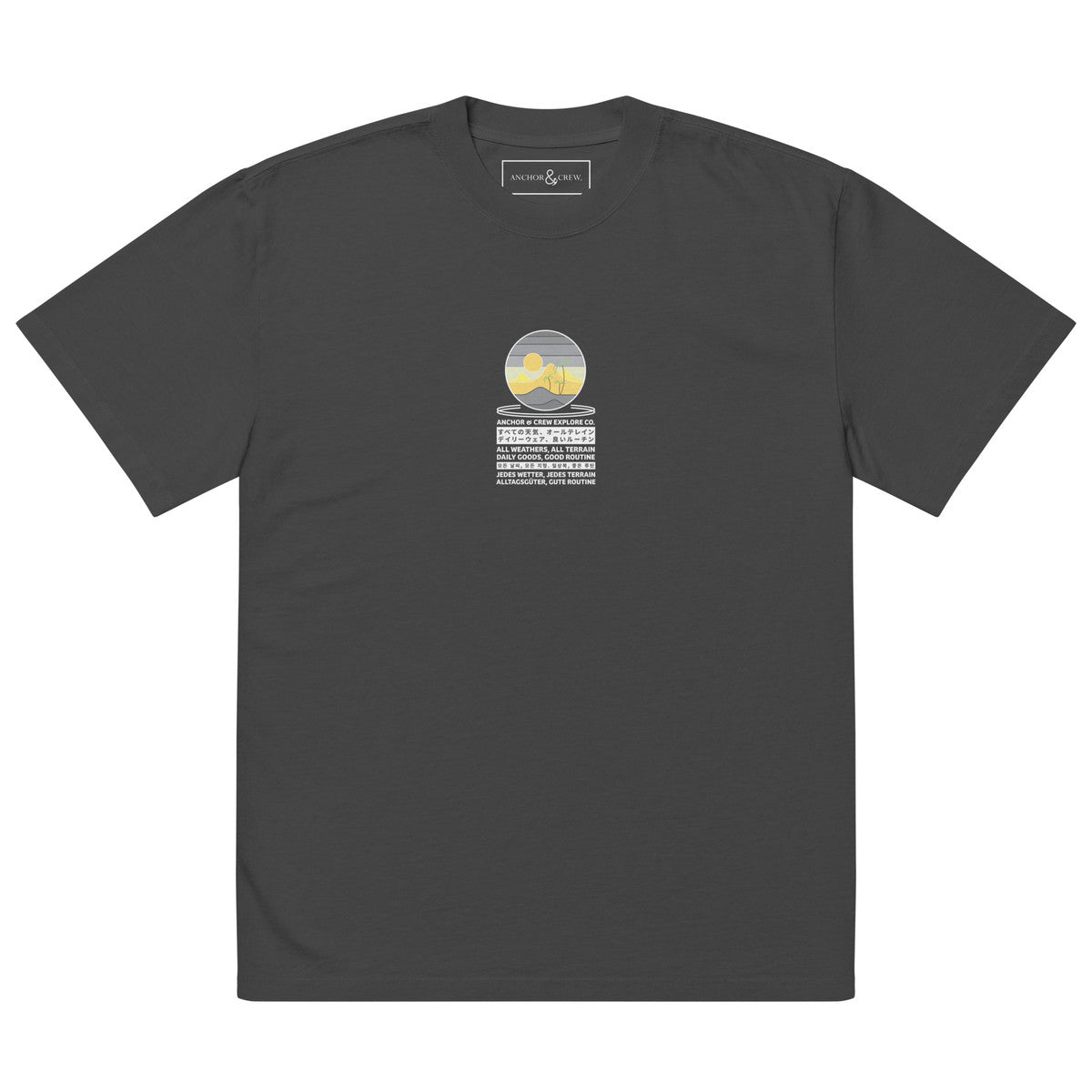 ANCHOR & CREW Desert Explore Co. Oversized Cotton T-Shirt 