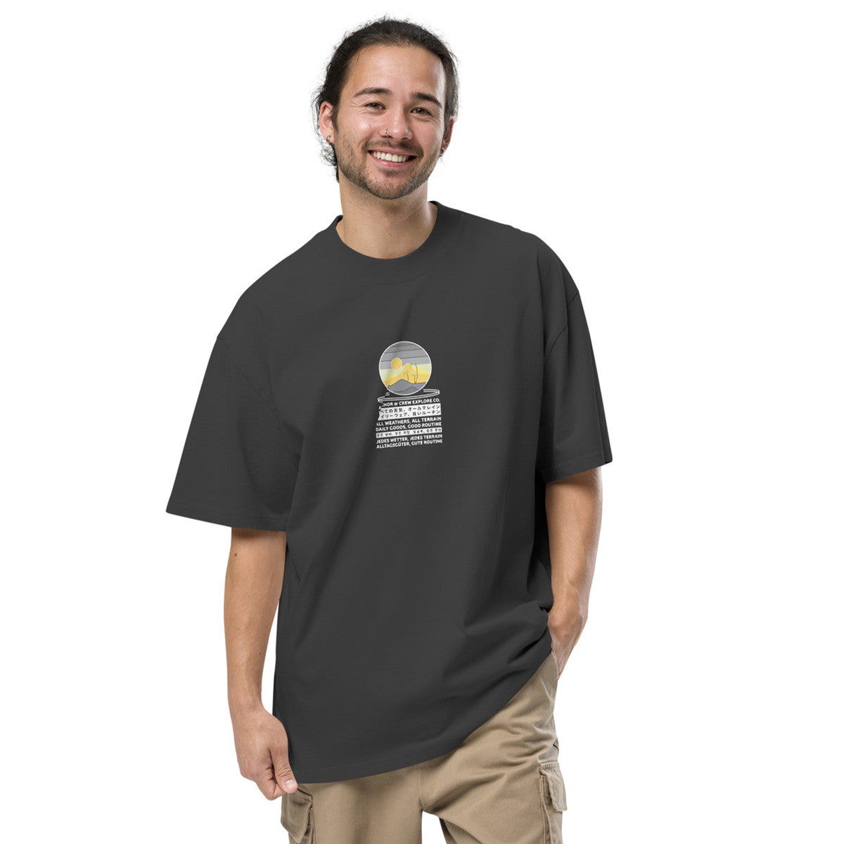ANCHOR & CREW Desert Explore Co. Oversized Cotton T-Shirt 