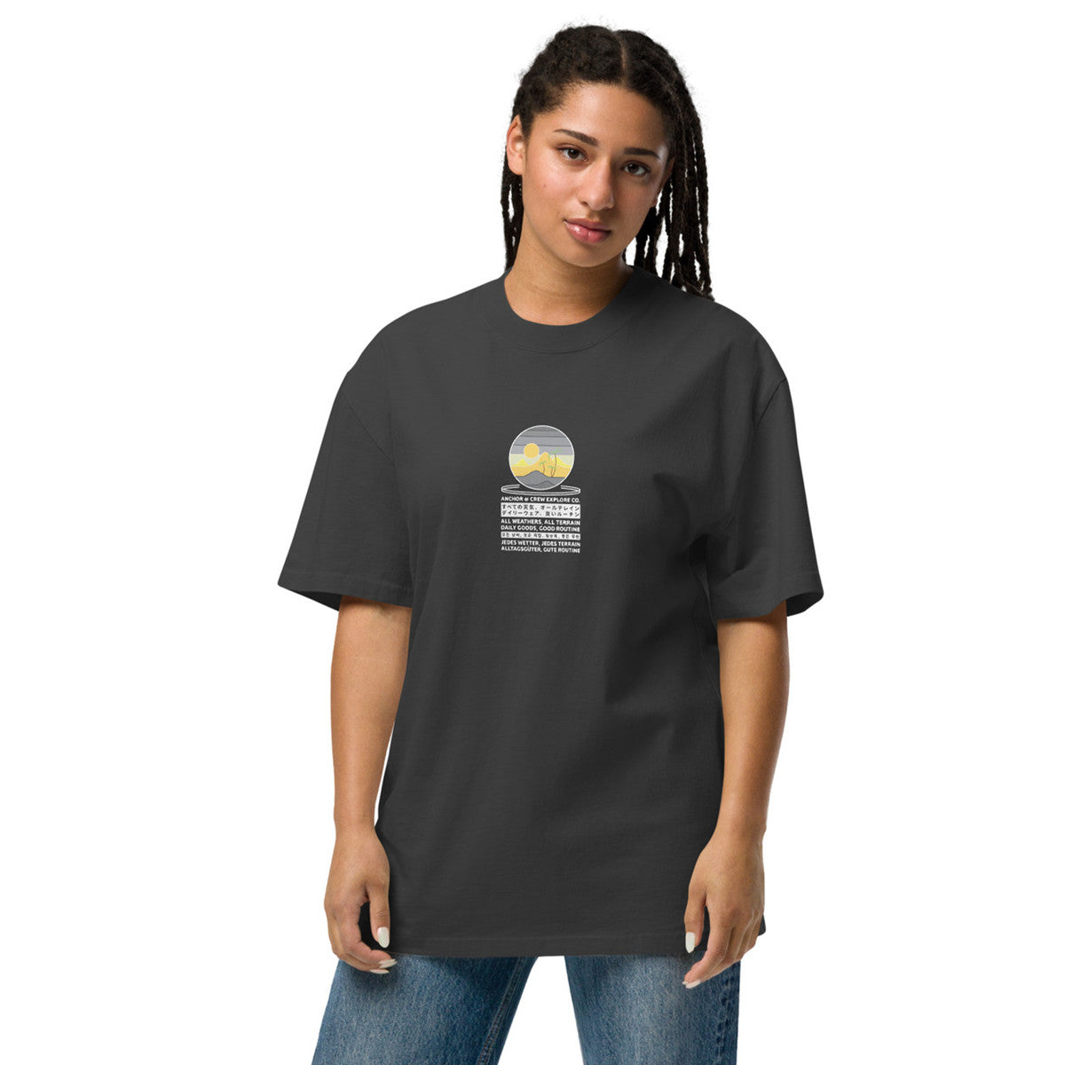 ANCHOR & CREW Desert Explore Co. Oversized Cotton T-Shirt 