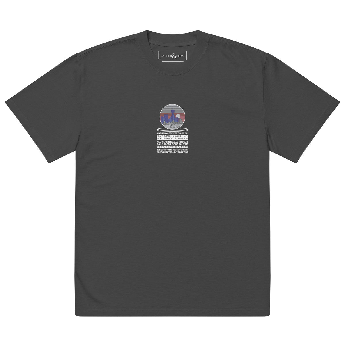 ANCHOR & CREW City Drive Explore Co. Oversized Cotton T-Shirt