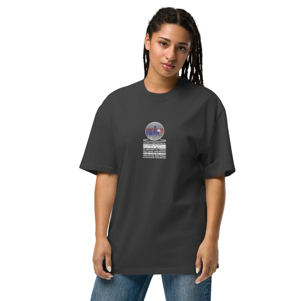 ANCHOR & CREW City Drive Explore Co. Oversized Cotton T-Shirt