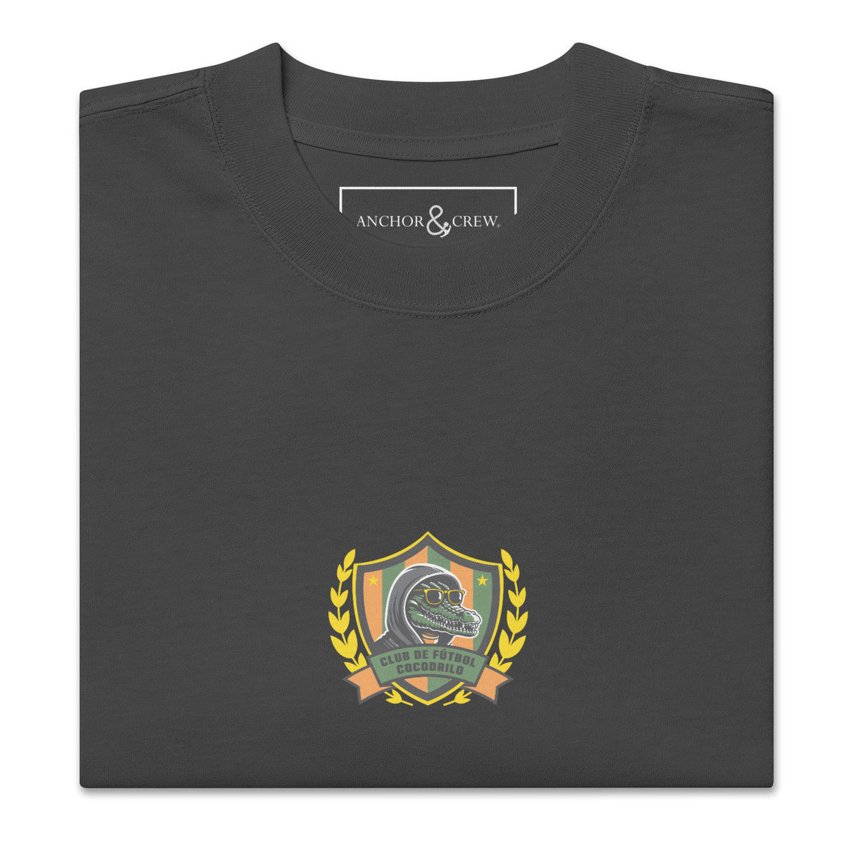 ANCHOR & CREW Cocodrilo El Clasico Football Oversized Cotton T-Shirt
